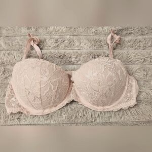 Victoria Secret Push-up Bra Pink Lace 36C